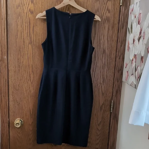 J. Crew Classic Navy Midi Dress - Picture 3 of 3